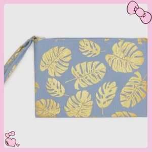 Gold cosmetic bag two colors